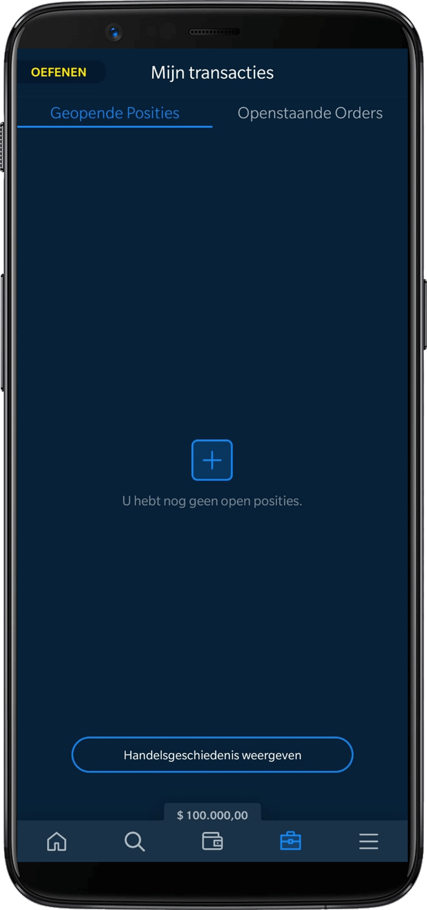 AvaTrade transacties