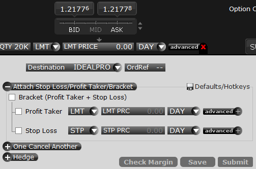 LYNX Stop loss instellen