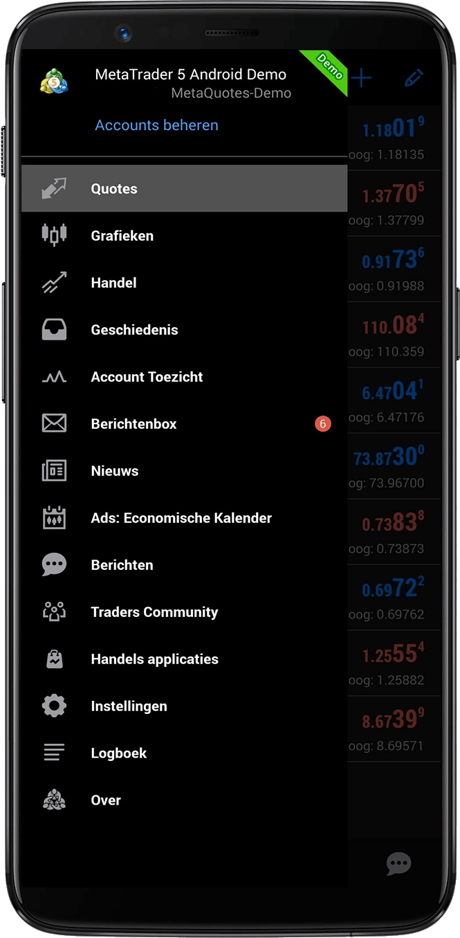NSBroker review menu