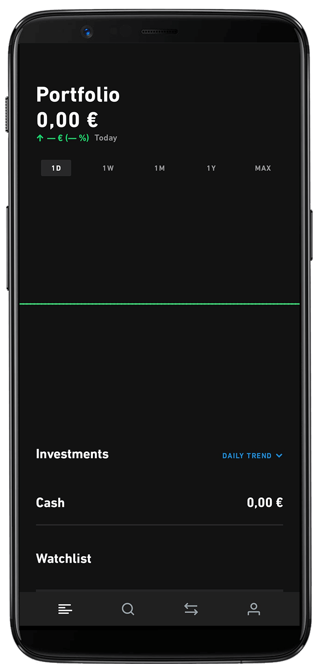 Trade Republic app portfolio