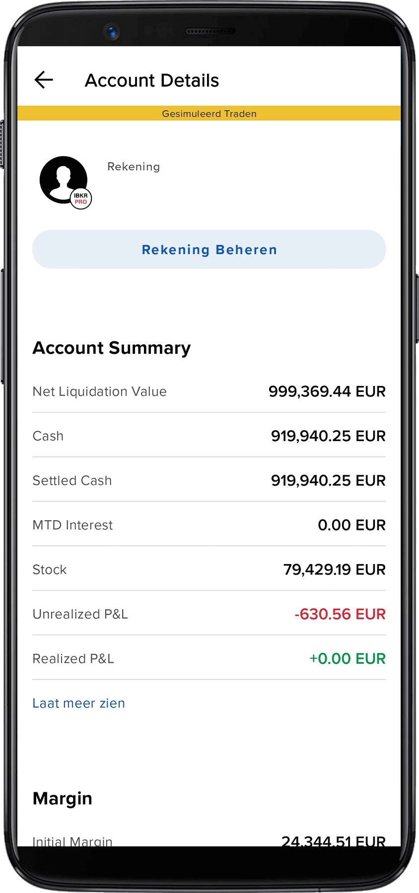 Interactive Brokers - Account