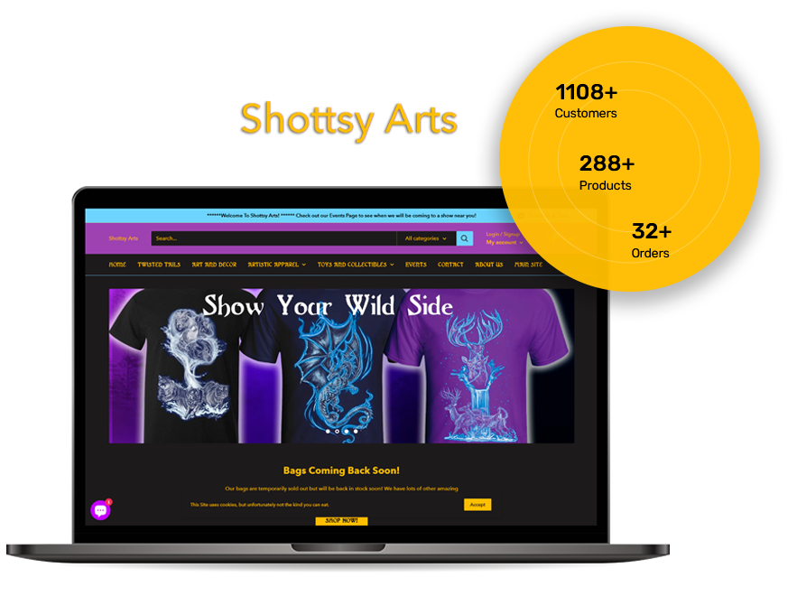 Shop Shottsy Arts Client's Project Portfolio