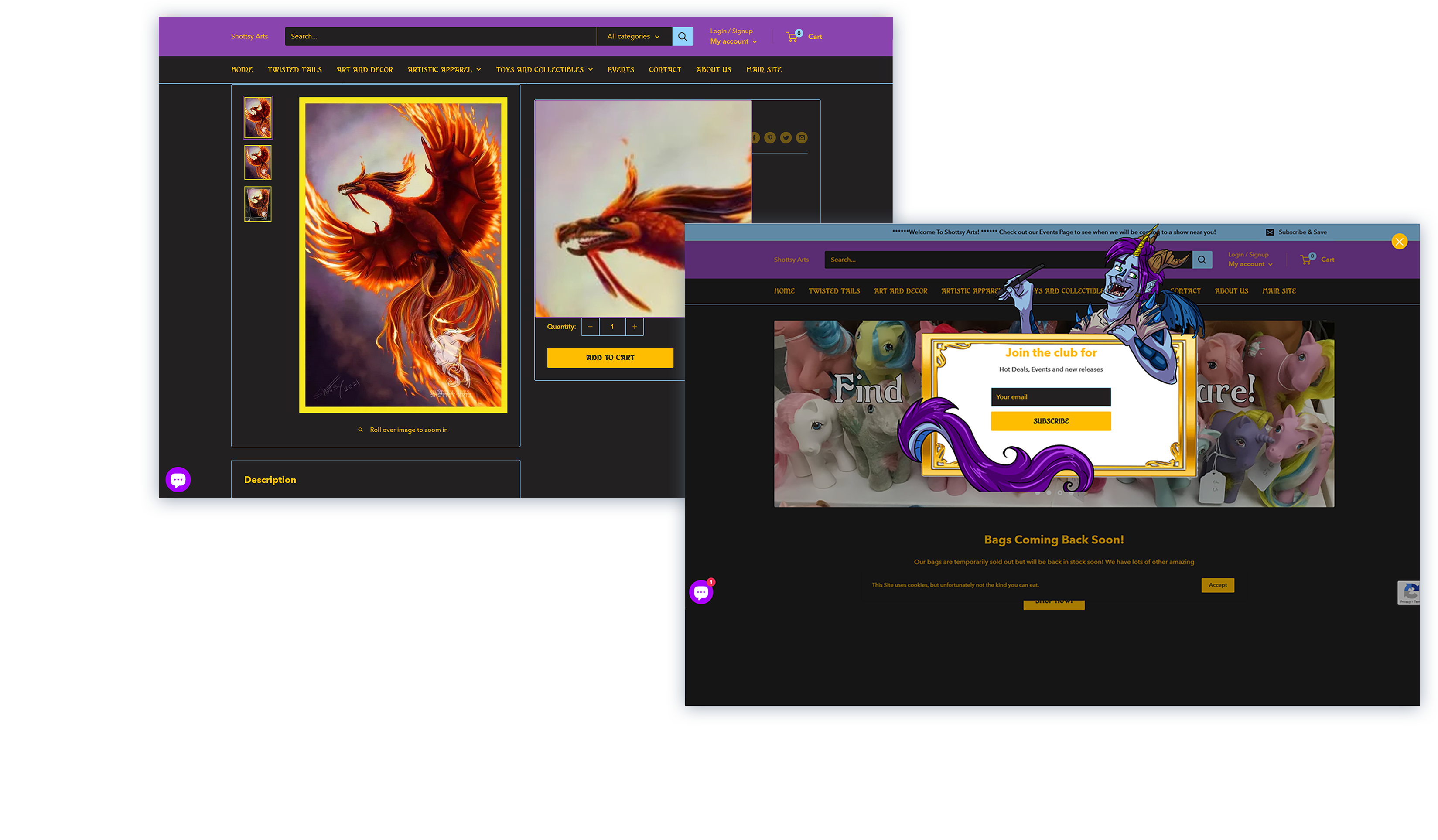 Shop Shottsy Arts Client's Project Portfolio