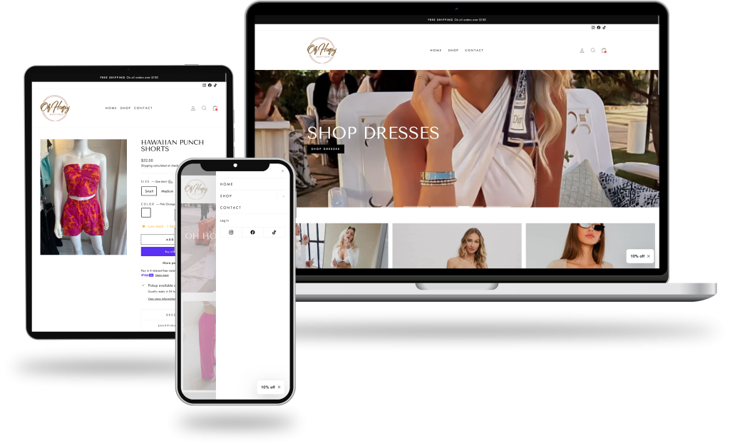 Oh, Honey Boutique project