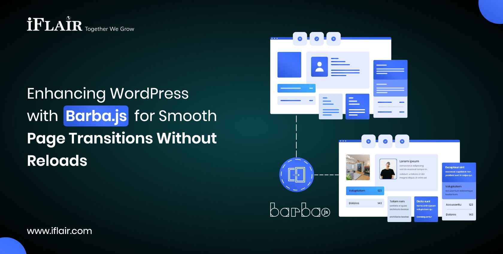 Enhancing WordPress with Barba.js for Smooth Page Transitions Without Reloads