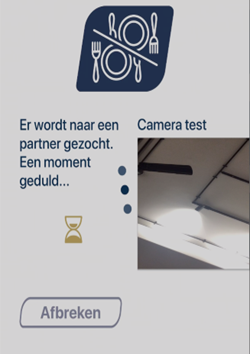 Real-time VideoCall view on iPad.