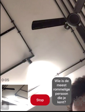 Real-time VideoCall view on iPad.