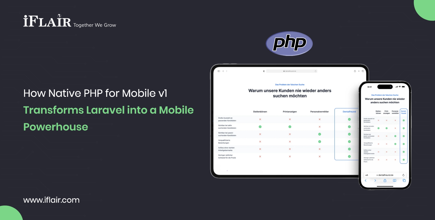 How Native PHP for Mobile v1Transforms Laravel into a MobilePowerhouse