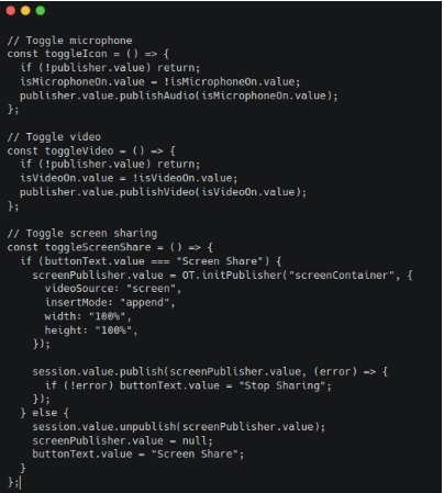Video Conference Interface 3